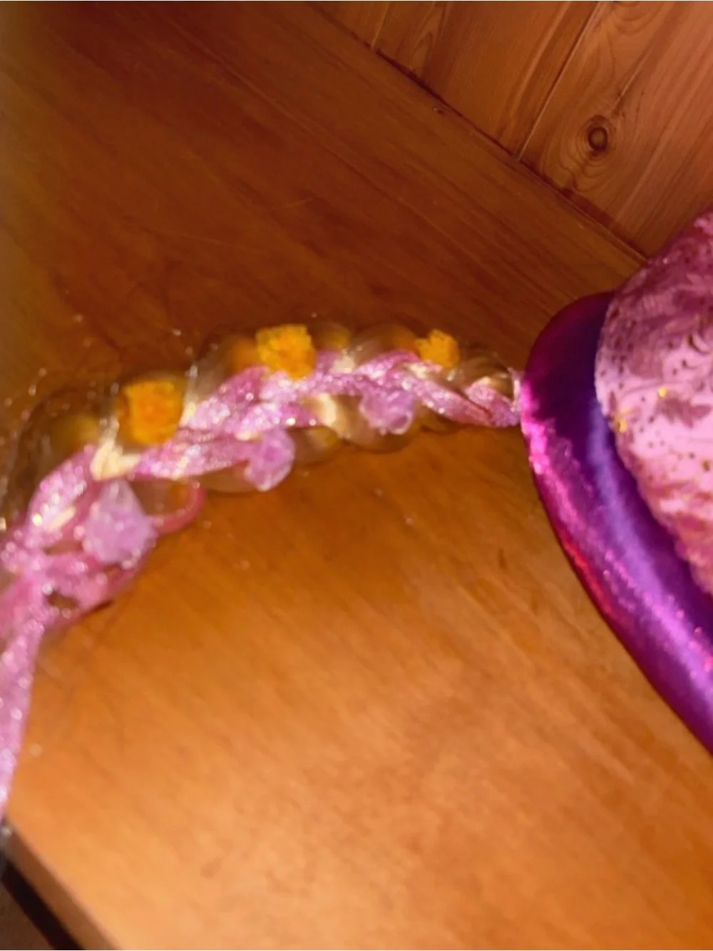 Disney Parks Rupunzel Satin Fabric hat